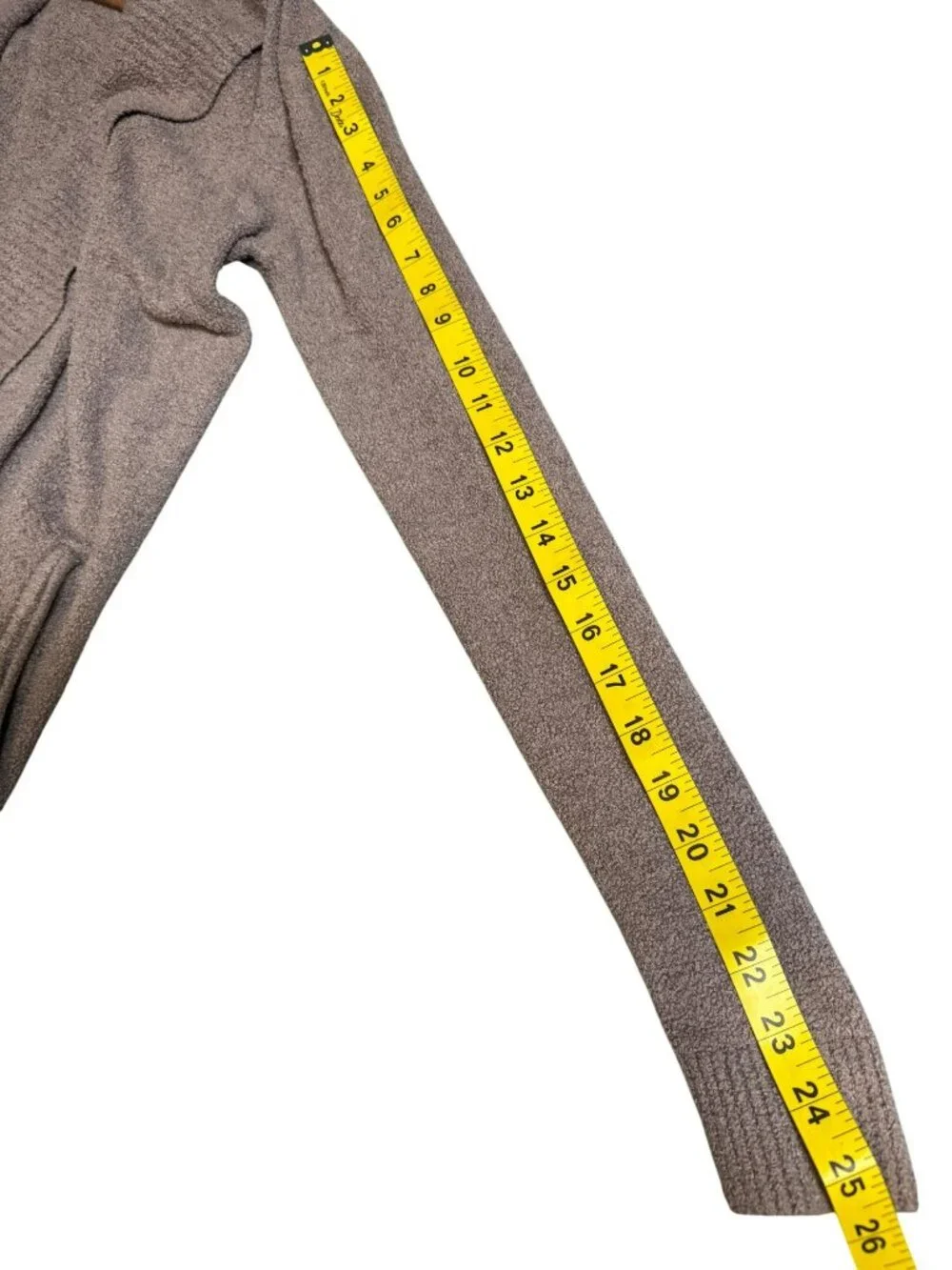 Barefoot Dreams CozyChic Lite Circle Cardigan Brown Taupe Women’s XS/S